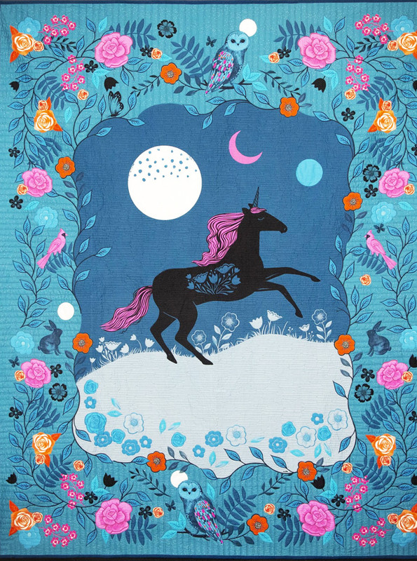 Clearance - Magic Unicorn Digital Panel by Sarah Watts Ruby Star Society  Moda Precuts 752106480285 - Quilt in a Day / Quilting Fabric